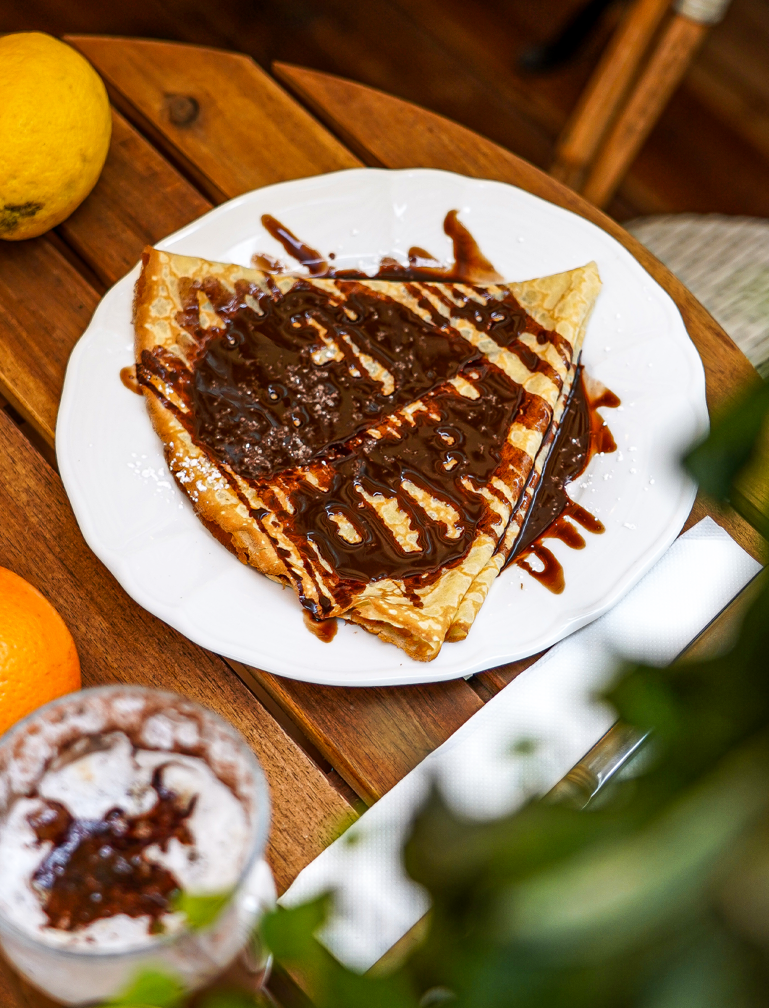 Crêpe au chocolat - Relai Madeleine